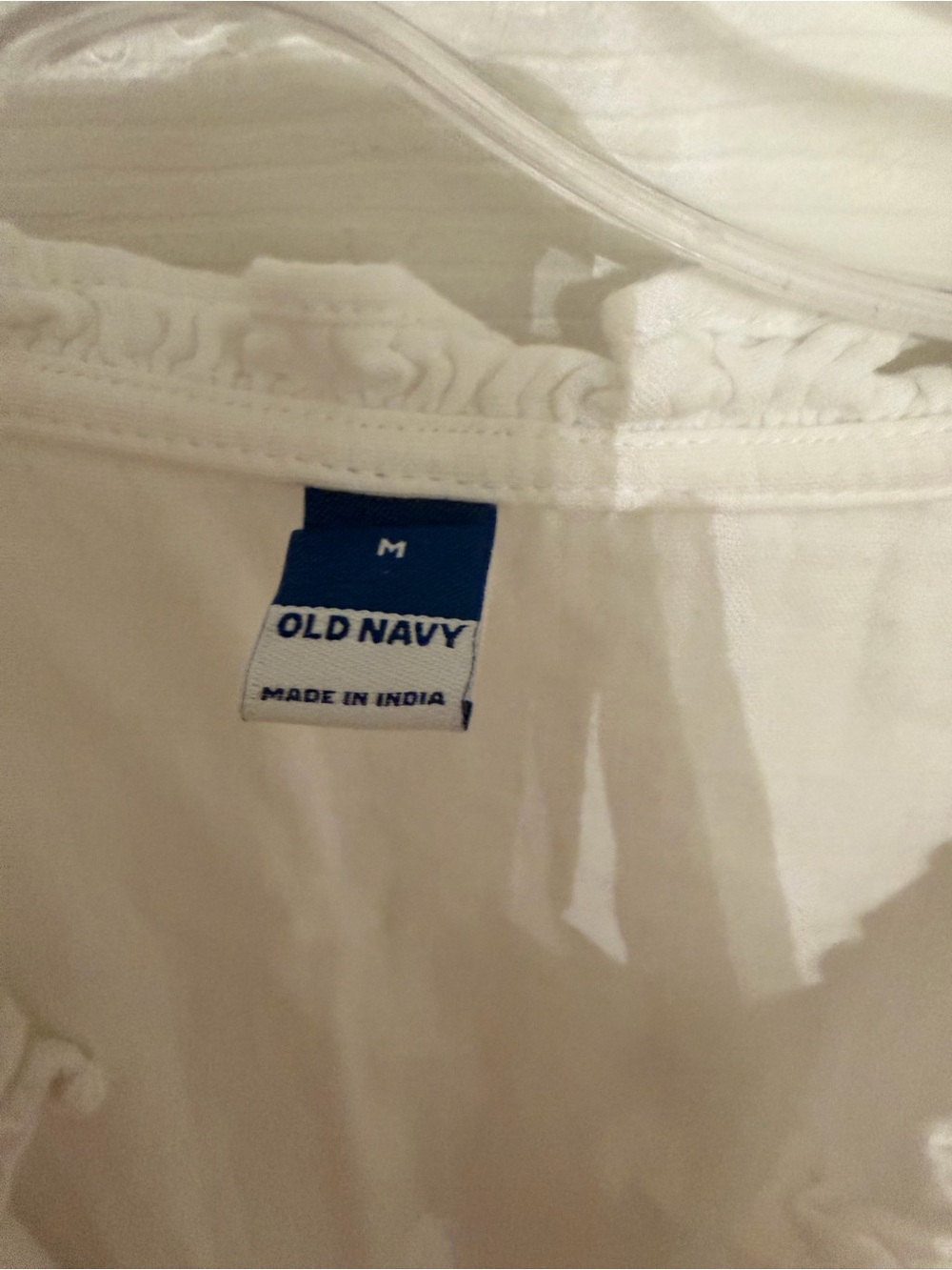 Old Navy White Short-Sleeve V-Neck Dress - Picture 4 of 4